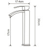 Mexen Libra hoher Waschtischarmatur, Chrom - 745110-00