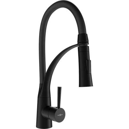 Mexen Aster Küchenarmatur, schwarz - 73450-70