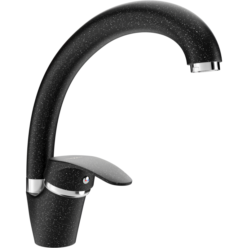 Mexen Rosa Küchenarmatur, schwarz gesprenkelt - 670800-76