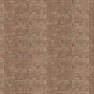 Mexen Riga Lyon Brown glasiertes Feinsteinzeug rek., wandähnliche Fliese 120 x 30 cm, matt - TL713-120-030-51