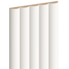 Mexen Strio 02 gerillte Wandpaneele 280 x 14,5 cm (2Stk), weiß - S120-280-02-301