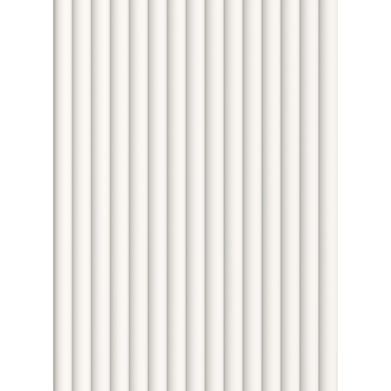 Mexen Strio 02 gerillte Wandpaneele 280 x 14,5 cm (2Stk), weiß - S120-280-02-301