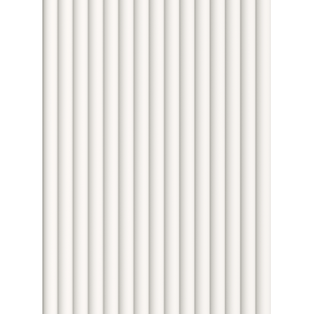 Mexen Strio 02 gerillte Wandpaneele 280 x 14,5 cm (2Stk), weiß - S120-280-02-301