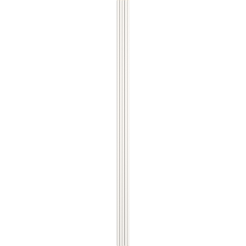 Mexen Strio 02 Probe von gerillten Wandlamellen, weiß - S120-02-301-S