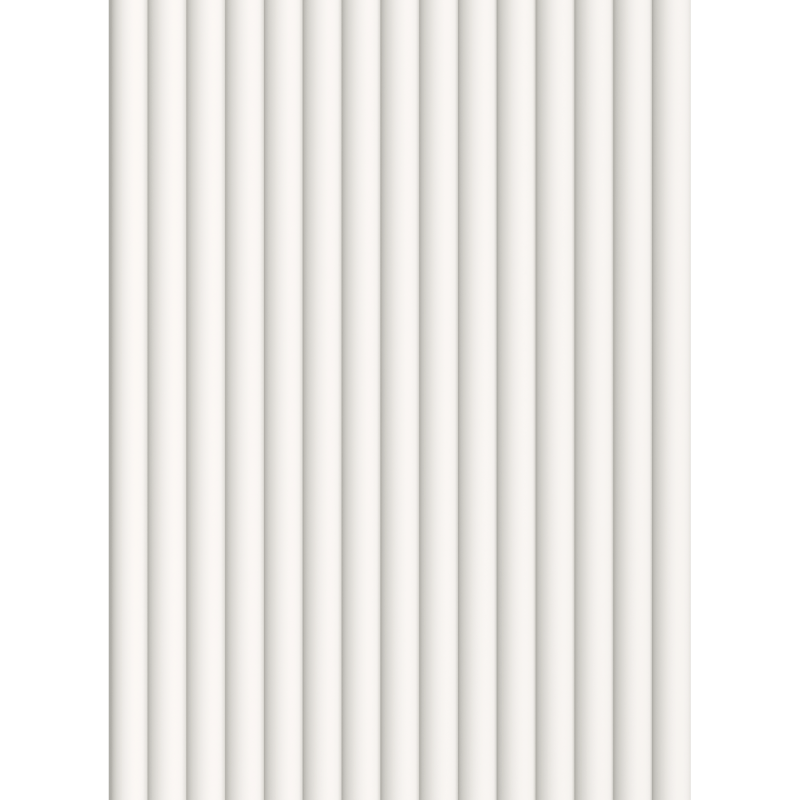 Mexen Strio 02 Probe von gerillten Wandlamellen, weiß - S120-02-301-S