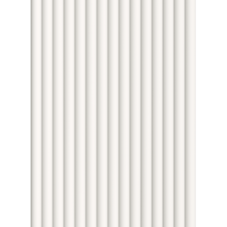 Mexen Strio 02 Probe von gerillten Wandlamellen, weiß - S120-02-301-S