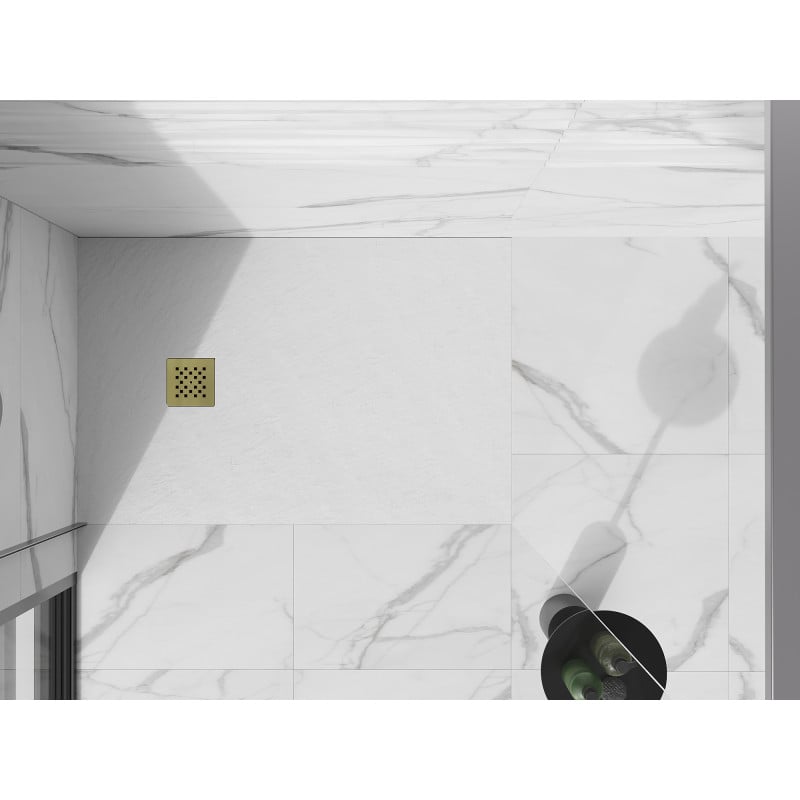Mexen Stone+ Verkleidung für Duschwanne, gold - 44910050