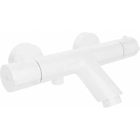 Mexen Kai thermostatische Badewannenarmatur, weiß - 77300-20