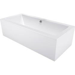 Mexen Cube Rechteckbadewanne 170 x 75 cm mit Verkleidung, Weiß - 55051707500X