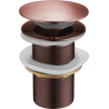 Mexen Klick-Klack-Abfluss rund, Antik Kupfer - 79910-45