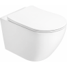 Mexen Lena 2.0 WC-Schüssel Rimless Tornado mit langsam schließendem Slim-Sitz, Duroplast, weiß glänzend - 3022L4000T