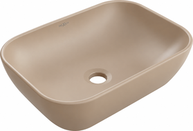Mexen Rita Aufsatzwaschbecken 45 x 32 cm, Cappuccino matt - 21084564