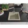 Mexen Vito Granitspüle 1-beckig mit Küchenarmatur Duero, beige - 6503-69-671600-00