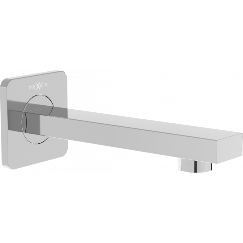 Mexen Cube Wandarmatur für Badewanne, Chrom - 79370-00