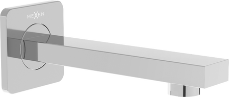 Mexen Cube Wandarmatur für Badewanne, Chrom - 79370-00