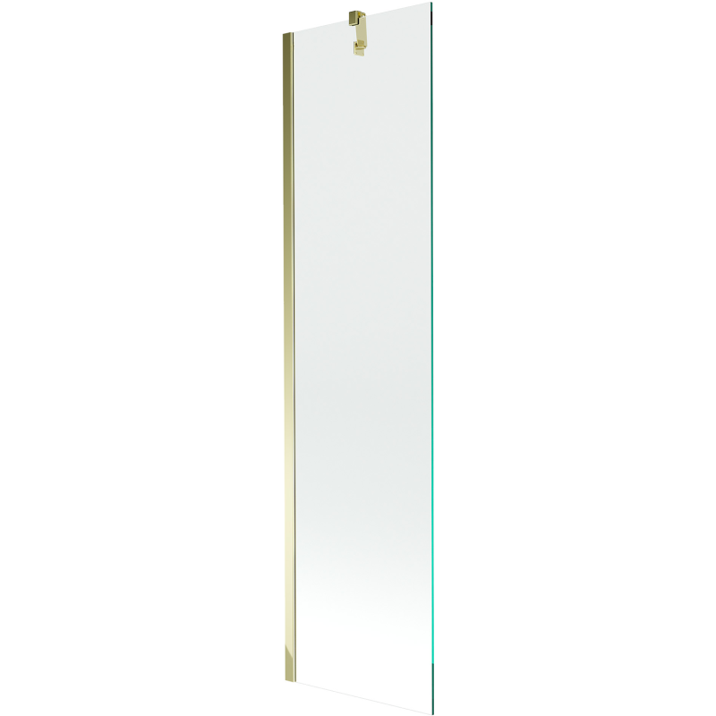 Mexen Next 1-flügelige Badewannenabtrennung 50 x 150 cm, transparent, gold - 895-050-000-00-00-50