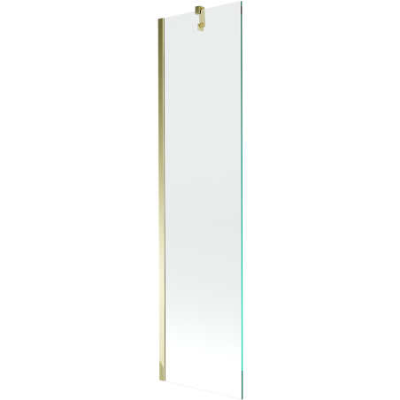 Mexen Next 1-flügelige Badewannenabtrennung 50 x 150 cm, transparent, gold - 895-050-000-00-00-50