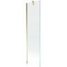 Mexen Next 1-flügelige Badewannenabtrennung 50 x 150 cm, transparent, gold - 895-050-000-00-00-50
