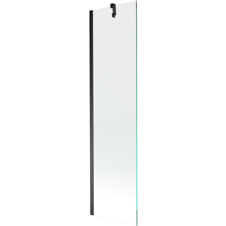 Mexen Next Badewannenabtrennung 1-flügelig 50 x 150 cm, transparent, schwarz - 895-050-000-00-00-70