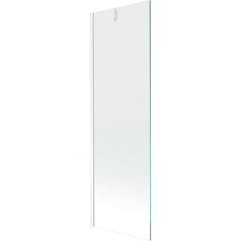 Mexen Next 1-flügelige Badewannenabtrennung 60 x 150 cm, transparent, weiß - 895-060-000-00-00-20