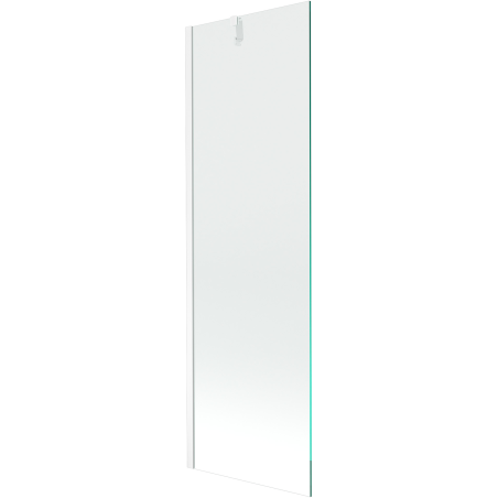 Mexen Next 1-flügelige Badewannenabtrennung 60 x 150 cm, transparent, weiß - 895-060-000-00-00-20