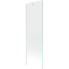 Mexen Next Einteilige Badewannenfaltwand 60 x 150 cm, transparent, weiß - 895-060-000-00-00-20