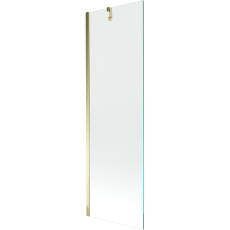 Mexen Next 1-flügelige Badewannenfaltwand 60 x 150 cm, transparent, gold - 895-060-000-00-00-50