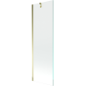 Mexen Next 1-flügelige Badewannenfaltwand 60 x 150 cm, transparent, gold - 895-060-000-00-00-50
