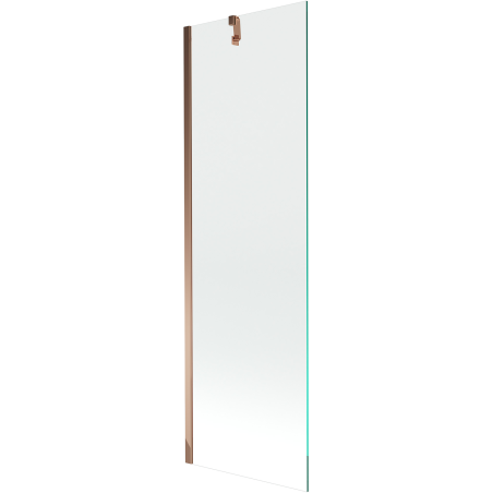 Mexen Next Badewannenwand 1-flügelig 60 x 150 cm, transparent, Roségold - 895-060-000-00-00-60