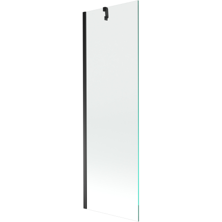 Mexen Next 1-flüglige Badewannenabtrennung 60 x 150 cm, transparent, schwarz - 895-060-000-00-00-70