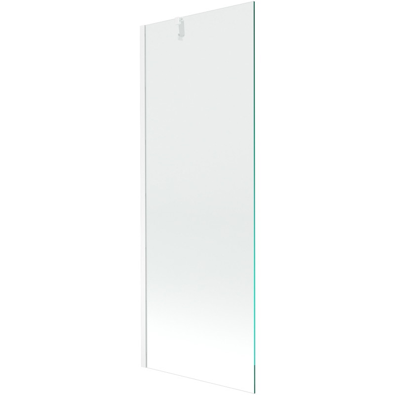Mexen Next 1-flügelige Badewannenabtrennung 70 x 150 cm, transparent, weiß - 895-070-000-00-00-20