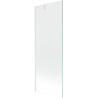 Mexen Next 1-flügelige Badewannenabtrennung 70 x 150 cm, transparent, weiß - 895-070-000-00-00-20