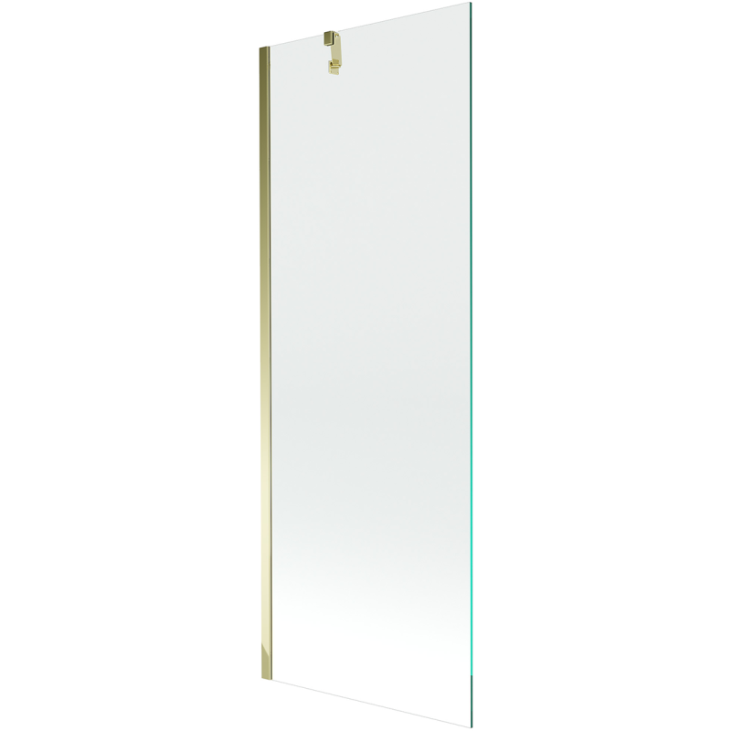 Mexen Next Badewannenabtrennung 1-flügelig 70 x 150 cm, transparent, gold - 895-070-000-00-00-50