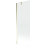 Mexen Next Badewannenabtrennung 1-flügelig 70 x 150 cm, transparent, gold - 895-070-000-00-00-50