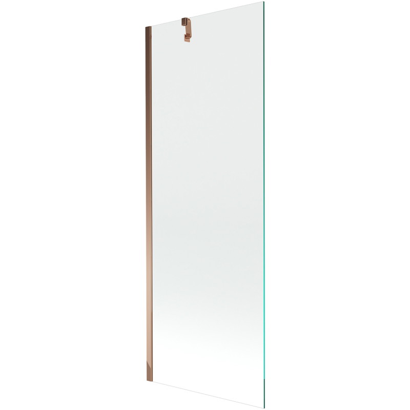 Mexen Next Duschabtrennung 1-flügelig 70 x 150 cm, transparent, Roségold - 895-070-000-00-00-60