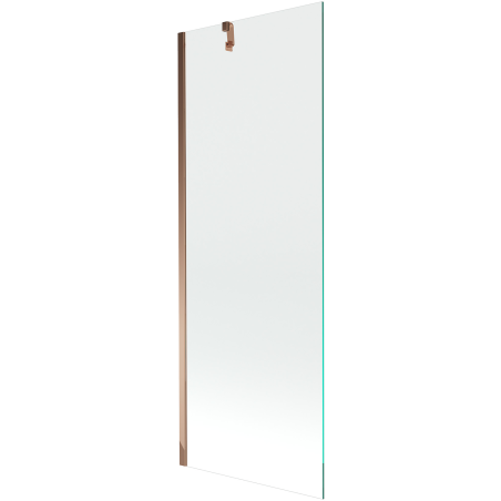 Mexen Next Badewannenabtrennung 1-flügelig 70 x 150 cm, transparent, Roségold - 895-070-000-00-00-60