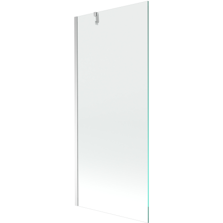 Mexen Next Badewannenabtrennung 1-flügelig 80 x 150 cm, transparent, Chrom - 895-080-000-00-00-01