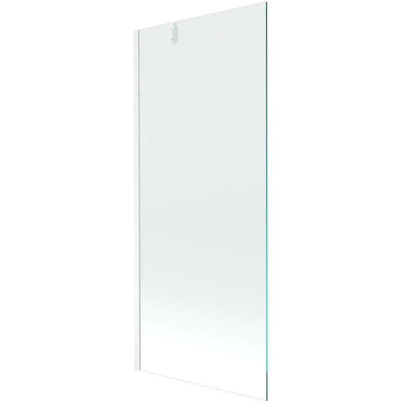 Mexen Next Badewannen-Faltwand 1-flügelig 80 x 150 cm, transparent, weiß - 895-080-000-00-00-20