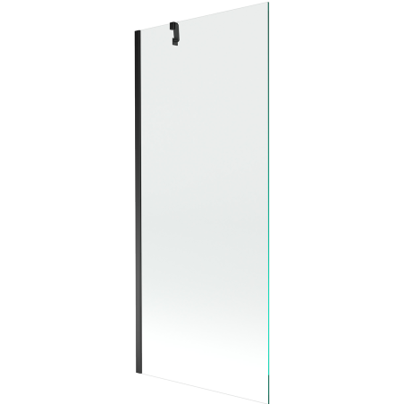 Mexen Next 1-flügelige Badewannenabtrennung 80 x 150 cm, transparent, schwarz - 895-080-000-00-00-70
