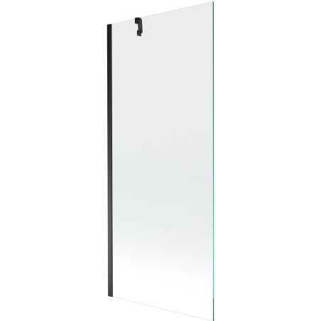 Mexen Next Badewannenwand 1-flügelig 80 x 150 cm, transparent, schwarz - 895-080-000-00-00-70