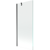 Mexen Next Badewannenwand 1-flügelig 80 x 150 cm, transparent, schwarz - 895-080-000-00-00-70