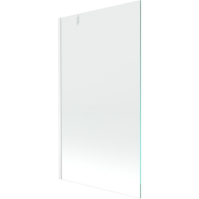 Mexen Next 1-flügelige Badewannenabtrennung 90 x 150 cm, transparent, weiß - 895-090-000-00-00-20