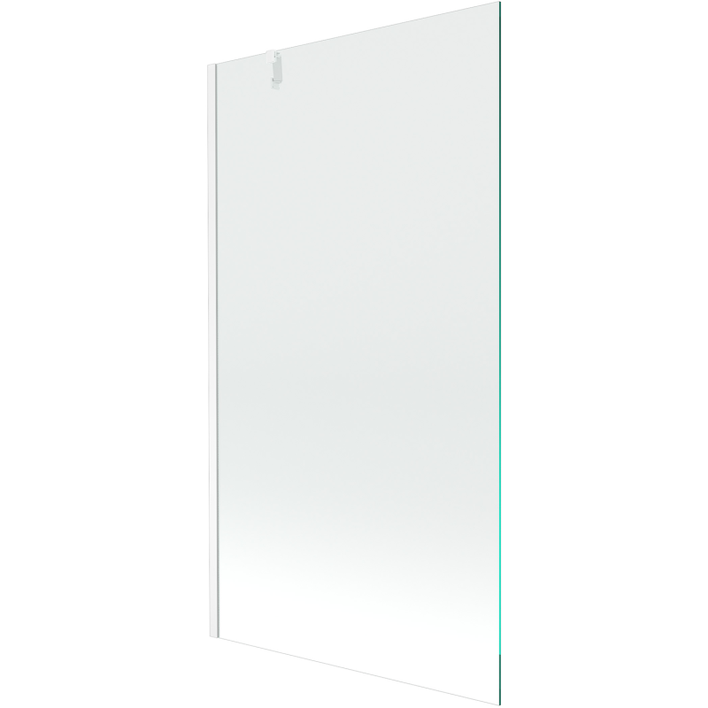 Mexen Next Badewannenwand 1-flügelig 90 x 150 cm, transparent, weiß - 895-090-000-00-00-20