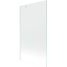 Mexen Next Badewannenwand 1-flügelig 90 x 150 cm, transparent, weiß - 895-090-000-00-00-20