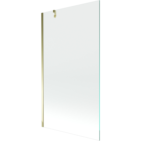 Mexen Next Badewannenabtrennung 1-flügelig 90 x 150 cm, transparent, gold - 895-090-000-00-00-50
