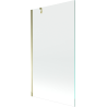 Mexen Next Badewannenabtrennung 1-flügelig 90 x 150 cm, transparent, gold - 895-090-000-00-00-50
