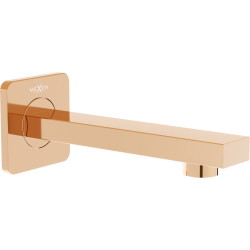 Mexen Cube Wannenfüller für die Wandmontage, Rosa Gold - 79370-60