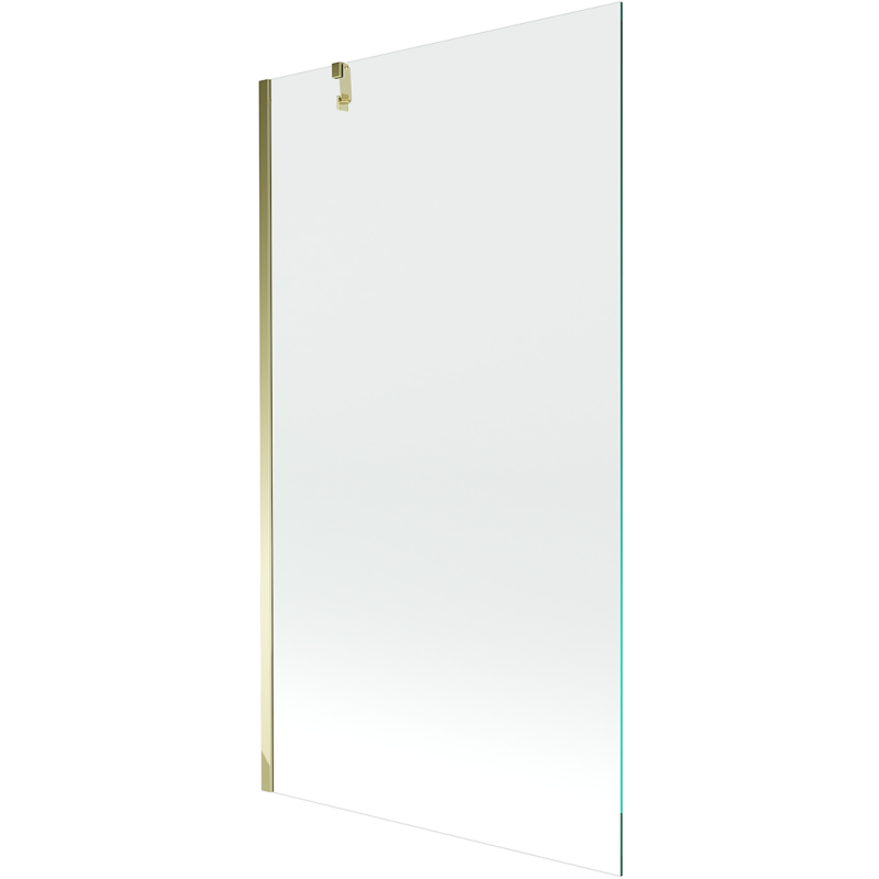 Mexen Next Wannenschirm 1-teilig 100 x 150 cm, transparent, gold - 895-100-000-00-00-50