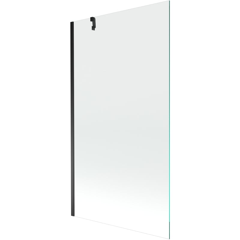 Mexen Next 1-flügelige Badewannenabtrennung 100 x 150 cm, transparent, schwarz - 895-100-000-00-00-70