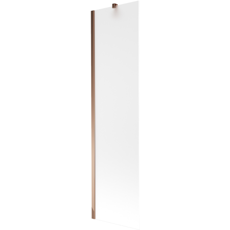 Mexen Next Badewannen-Faltwand 1-teilig 50 x 150 cm, Milchglas, Roségold - 895-050-000-00-30-60